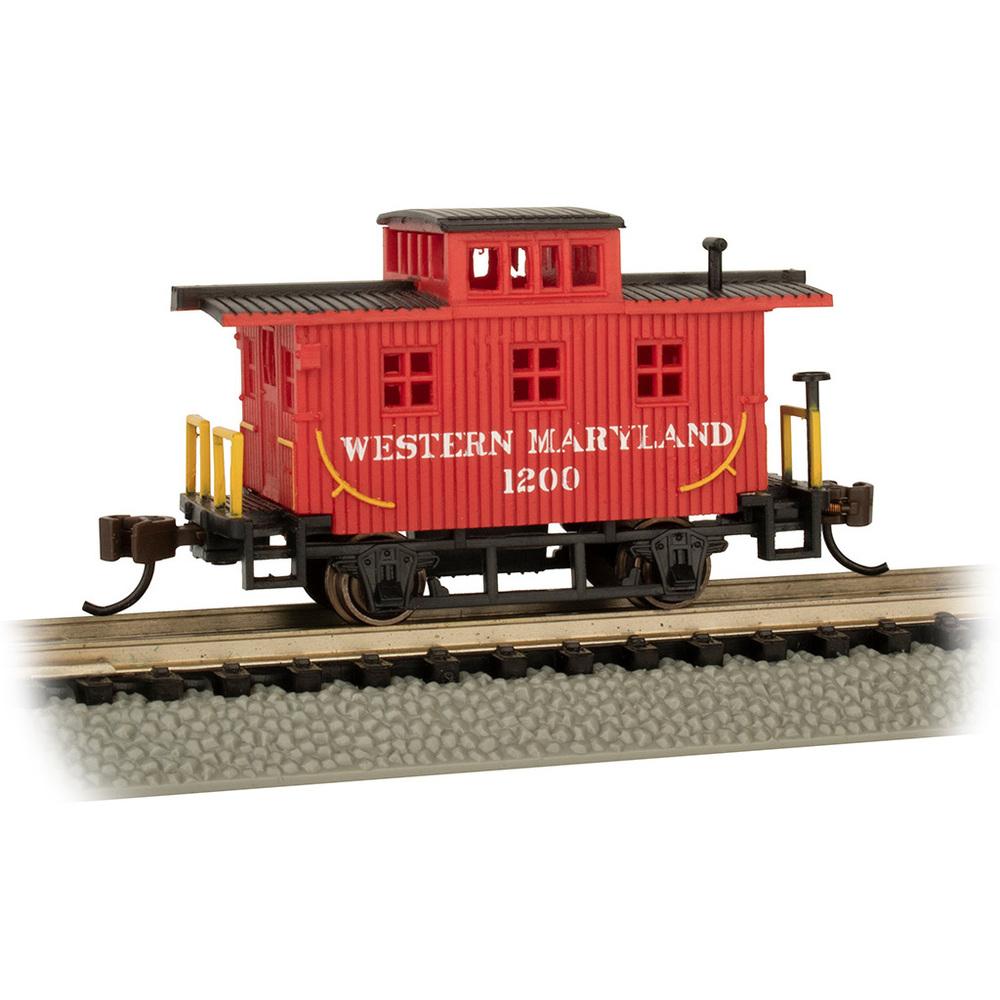 Bachmann N-Scale Western Maryland #1200 Old-Time Caboose