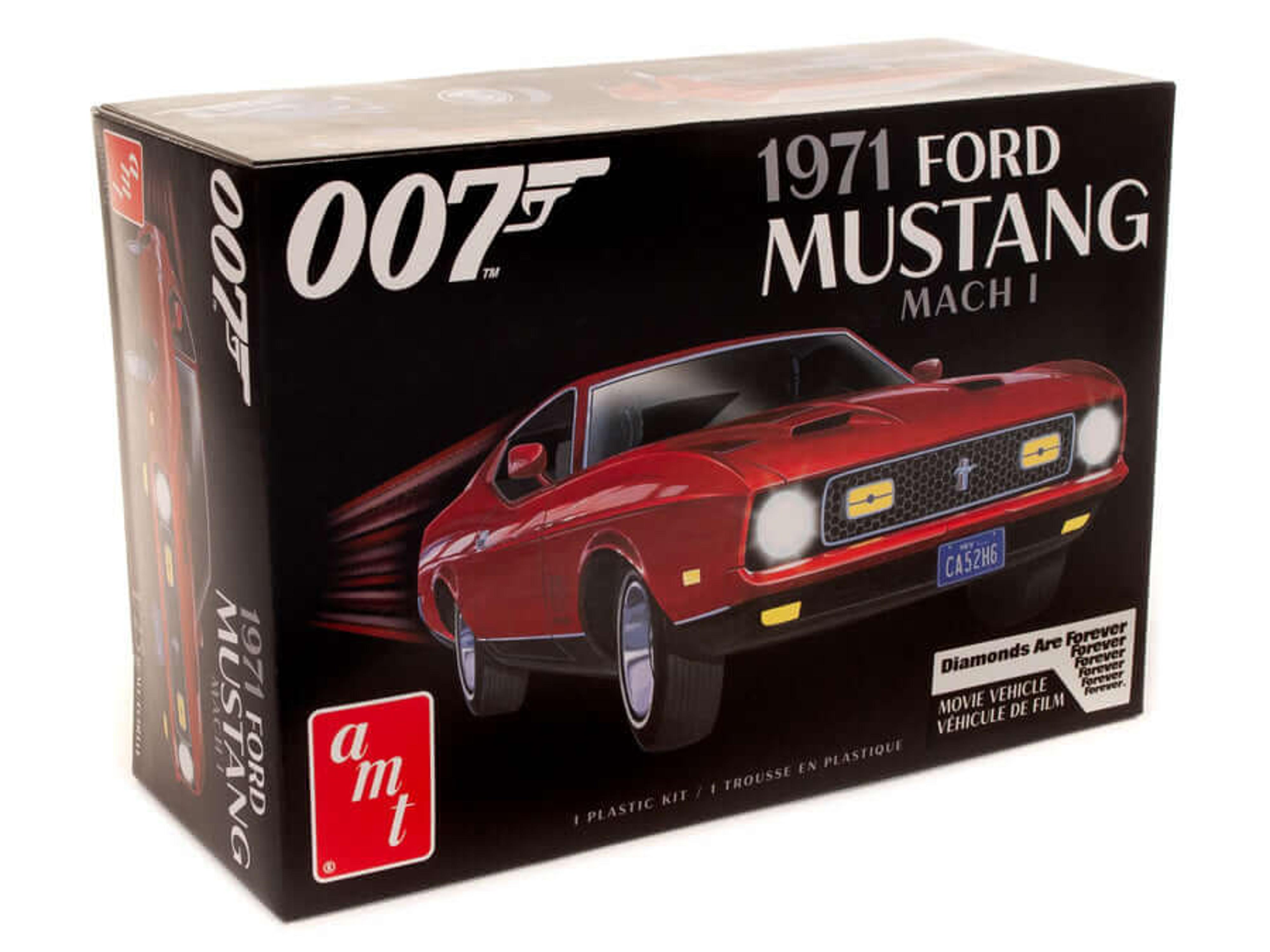 AMT 1/25 1971 James Bond Ford Mustang Mach 1 Model Kit