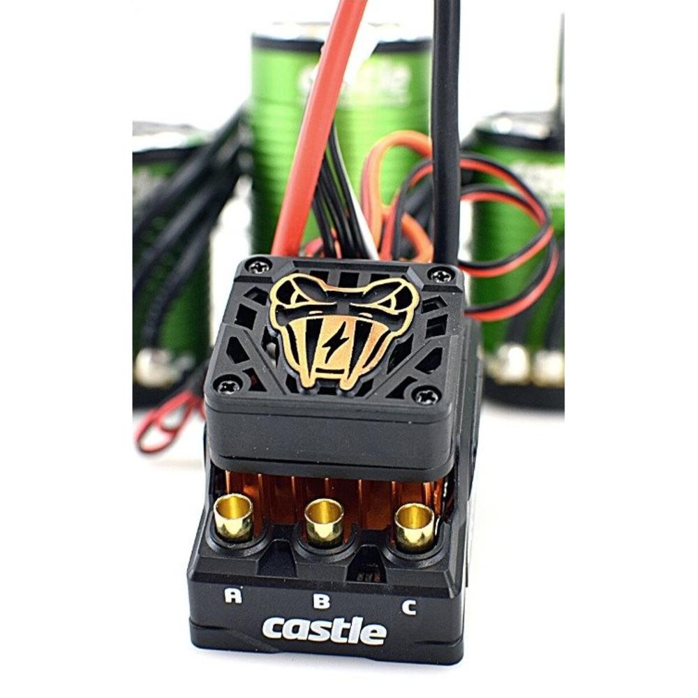 Castle Copperhead 10 Sensored ESC Crawler Edition w/ 1406-3800KV Motor
