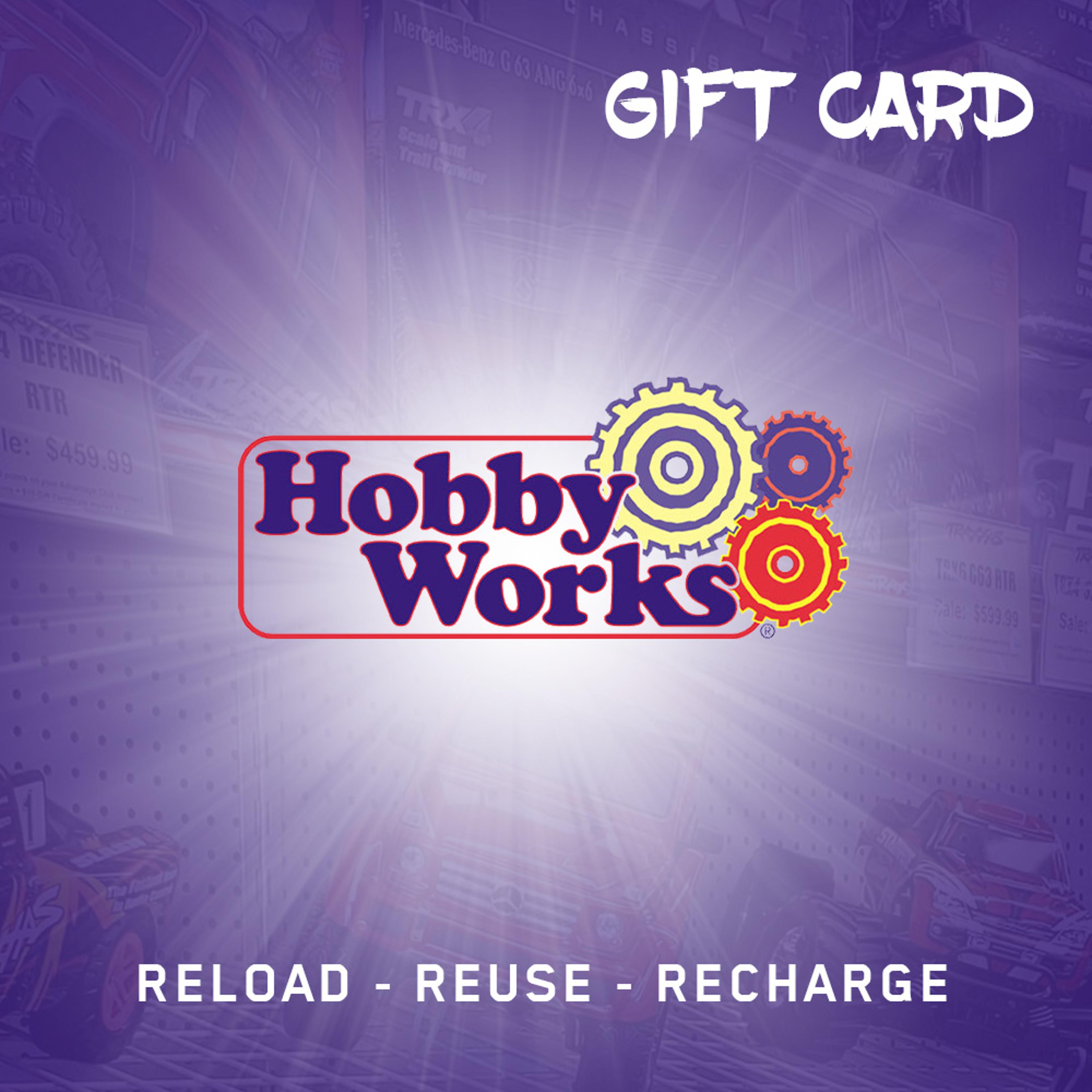 Hobby Works Gift Card: $50
