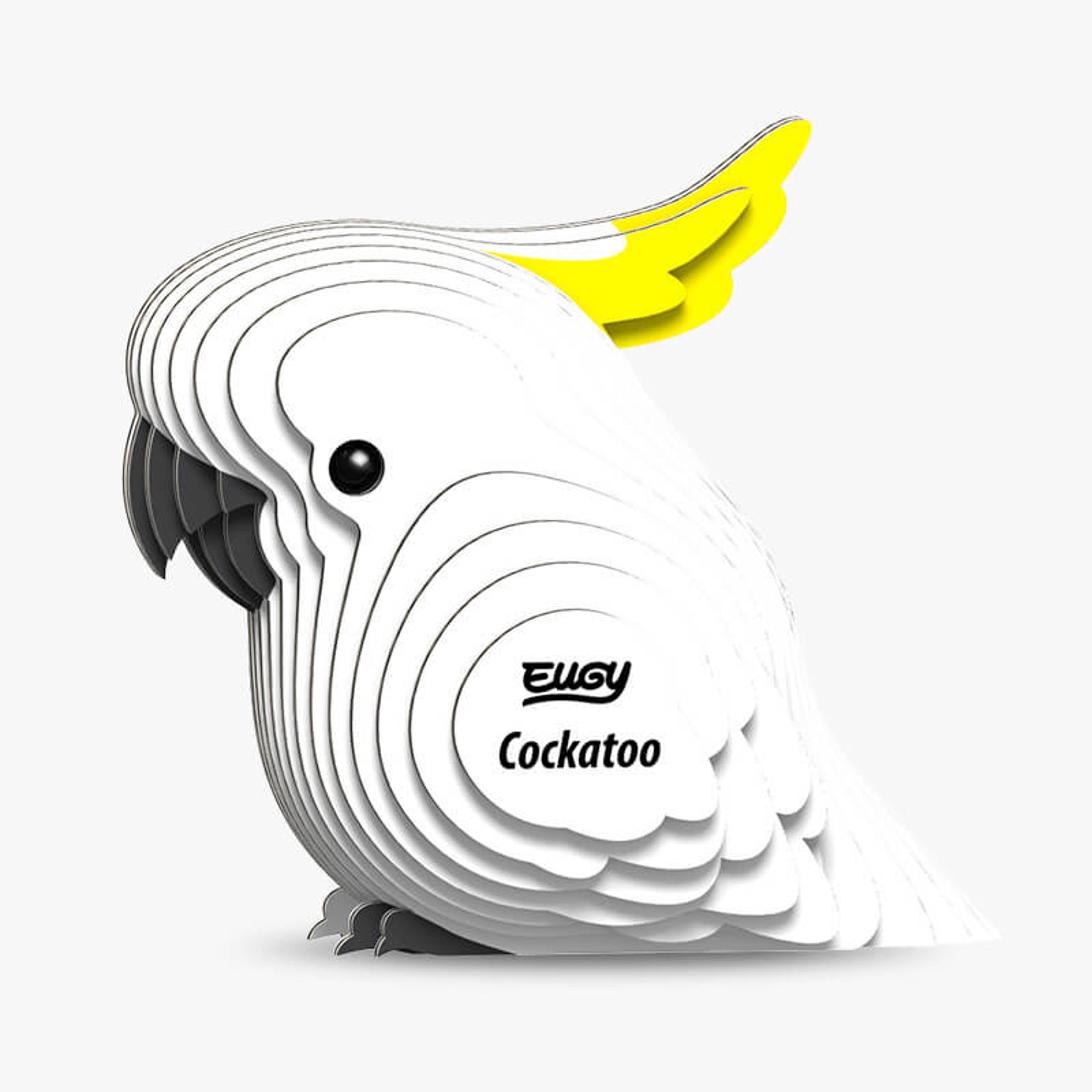 Cockatoo 3D Cardboard Model Kit