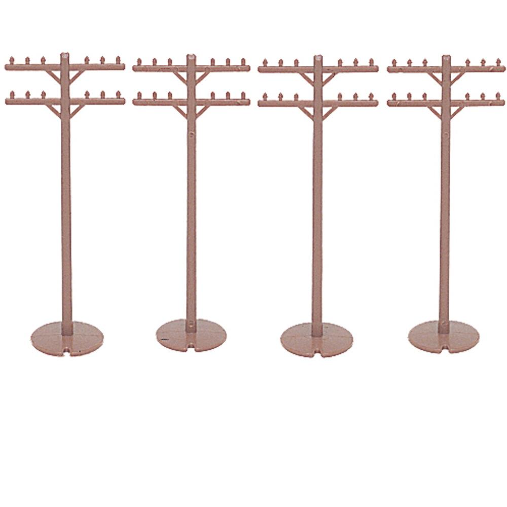 HO Telephone Poles (12 pieces)