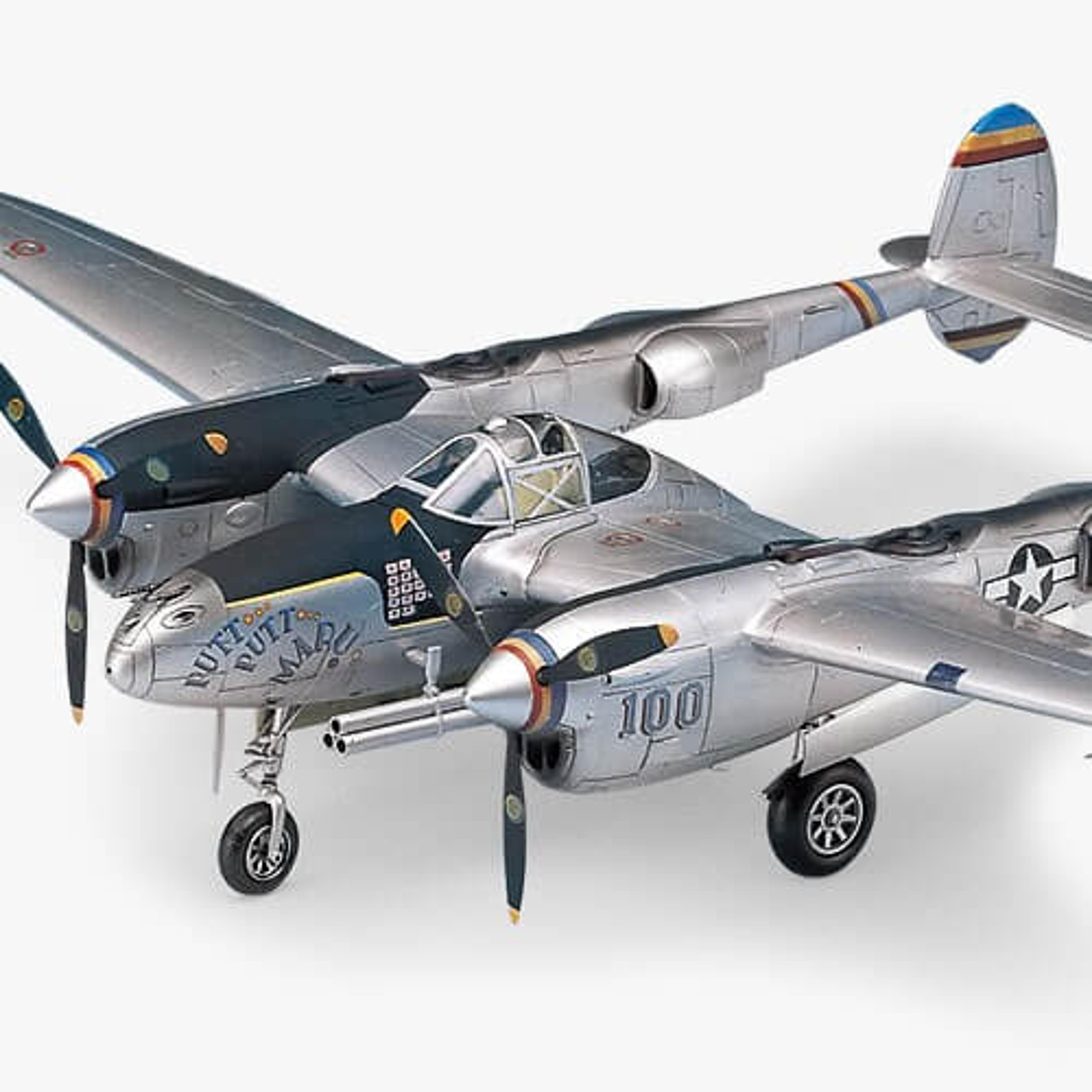 Academy 1/48 P-38J Combination Model Kit