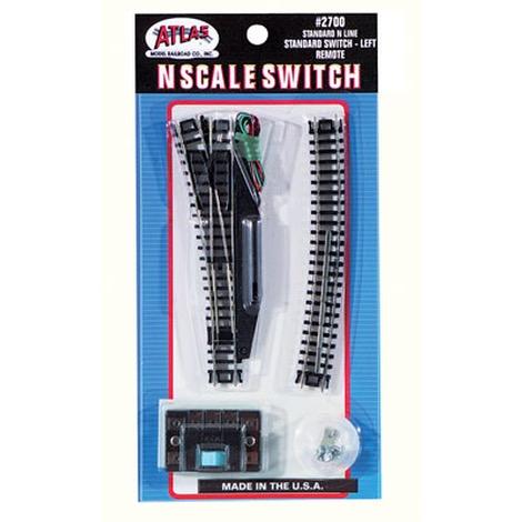 N-Scale Code 80 Standard Switch Remote Left-Hand