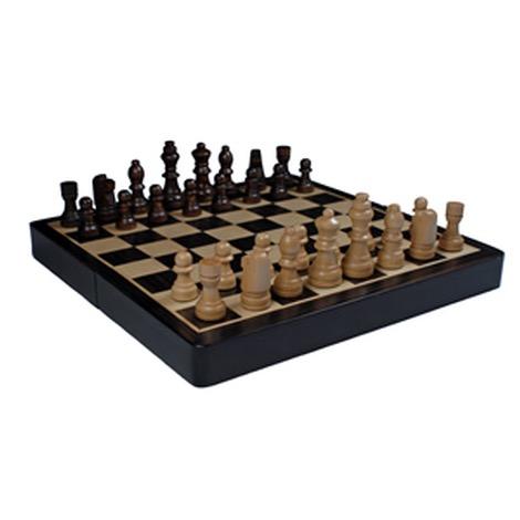 CHESS SET 8IN WOOD FOLD