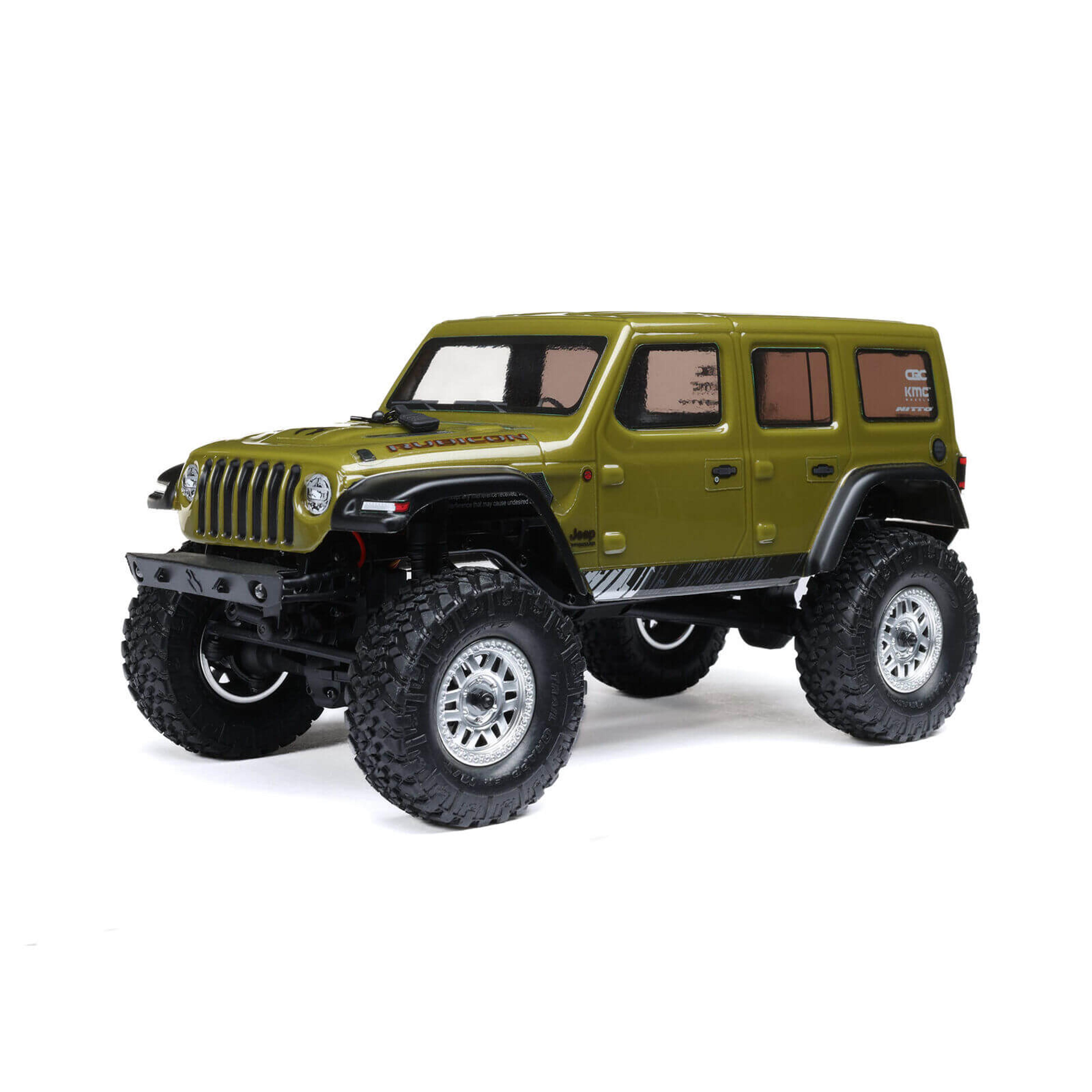 SCX24 2019 Jeep Wrangler JLU 4x4 Rock Crawler Brushed RTR (Green)