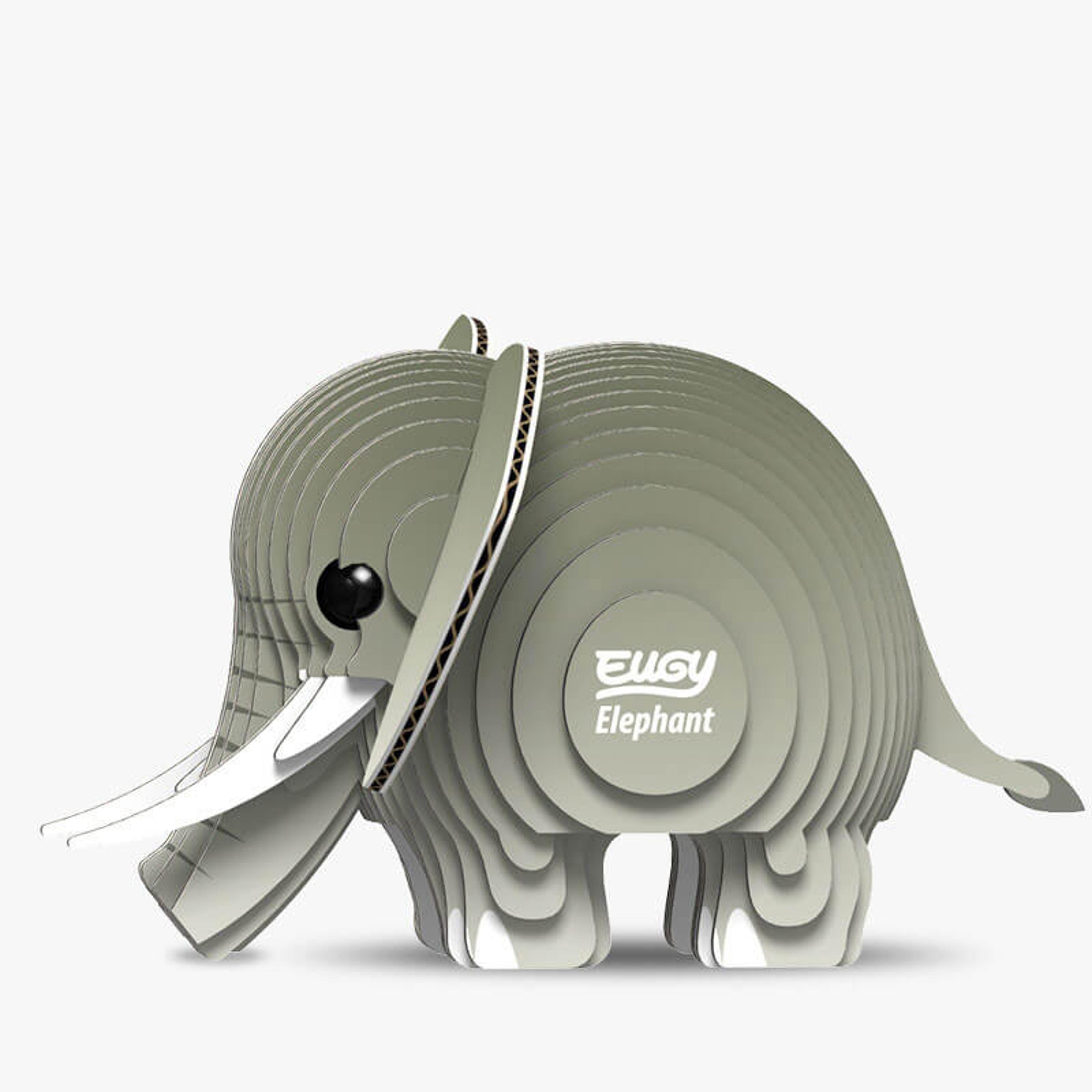 Elephant 3D Cardboard Model Kit